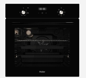 Изображение товара Электрический духовой шкаф Haier HOX-P06HGB 76л черный, гриль и автоматические программы