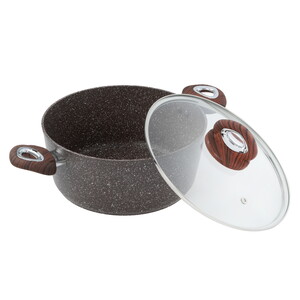 Изображение товара Кастрюля Rashel Premium Титан&Гранит R-27740 4 л 24 см коричневый