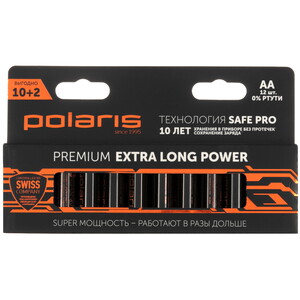 Изображение товара Батарейка Polaris PB Premium AA щелочная LR6 12 шт