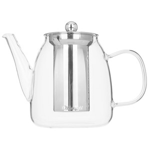 Изображение товара Заварочный чайник Olivetti Vetro GTK071 из боросиликатного стекла с ситечком 700 мл