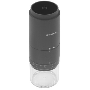 Изображение товара Кофемолка электрическая Polaris PCG 2050 серый портативная с регулировкой помола USB