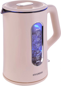 Изображение товара Электрочайник Hyundai HYK-G8888 розовый 1.5 л 1700 Вт