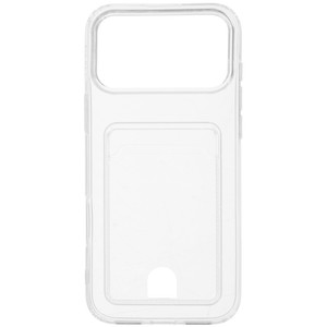 Изображение товара Накладка Rocket Clear Plus для iPhone 17 Pro Max прозрачный с отделением для карт