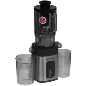 Изображение товара Электрическая шнековая соковыжималка РЕДМОНД J1408 черная из нержавеющей стали