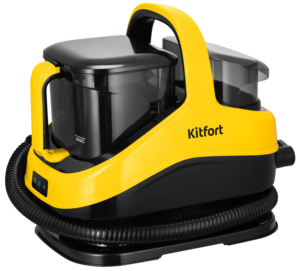 Изображение товара Паровой моющий пылесос Kitfort КТ-5555 желтый для ковров и мебели
