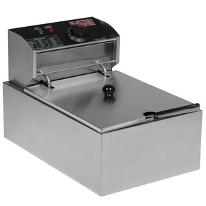 Изображение товара Фритюрница VIATTO VA-DF6E серебристый, 6л, 2500Вт, нерж. сталь