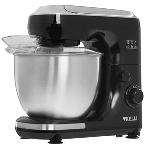 Изображение товара Миксер Kelli KL-5114 планетарный мощный 1200 Вт 7 скоростей черный