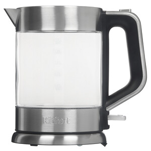Изображение товара Электрочайник Kitfort KT-617 серебристый 1.5 л, автоматическое отключение
