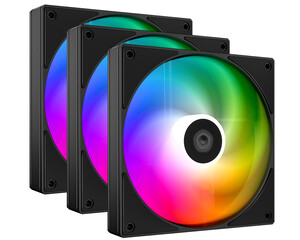 КомплектвентиляторовID-CoolingAS-120-ARGB-KTRIOчерный