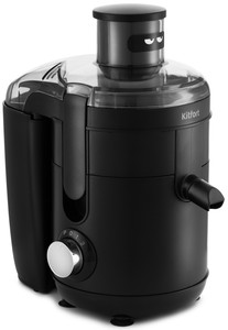 Изображение товара Соковыжималка электрическая Kitfort KT-1126 черная центробежная 350 Вт