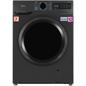 Изображение товара Современная стиральная машина Midea MF01712BS40/T с паровой обработкой 7 кг