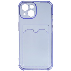 Изображение товара Накладка  BROSCORP для Apple iPhone 15 фиолетовый/прозрачный