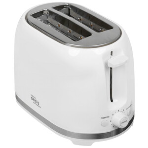 Изображение товара Тостер Oasis TR-4W белый двухслотовый мощностью 850 Вт