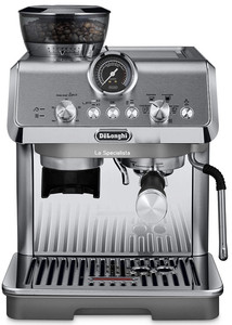 Изображение товара Рожковая кофеварка Delonghi EC9255.M Серебристая с ручным капучинатором