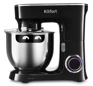 Изображение товара Планетарный миксер Kitfort KT-3080 черный с чашей 7 л
