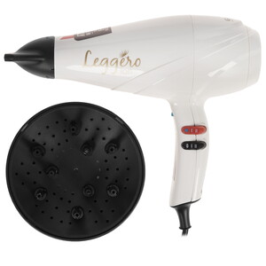Изображение товара Фен GA.MA LEGGERO ION/A21 белый черный мощный ионизатор для волос