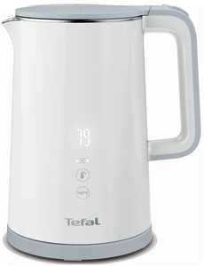 Изображение товара Электрочайник Tefal Sense KO693110 белый с дисплеем
