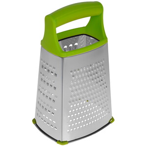 Изображение товара Терка TalleR Эмма TR-21915 серебристая с 4 насадками и противоскользящим основанием