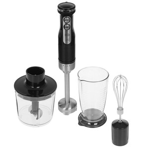 Изображение товара Погружной блендер BQ HB522PS черный мощностью 1000 Вт с насадками