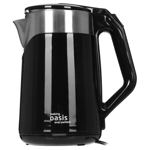Изображение товара Электрочайник Oasis K-21SPB черный с двойными стенками 2 л автоматическое отключение