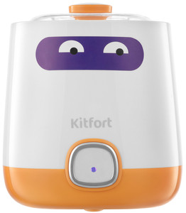 Изображение товара Йогуртница Kitfort KT-6403 белая для домашнего йогурта компактная и простая