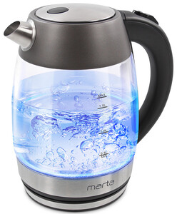 Изображение товара Электрочайник MARTA MT-4563 серый с подсветкой