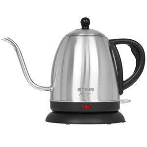 Изображение товара Электрочайник для кофе Stingray ST-KT3014A серебристый 1.2л мощность 1800Вт быстрое закипание
