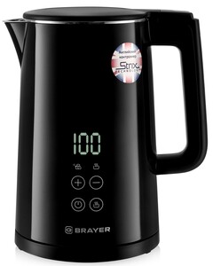 Изображение товара Электрочайник BRAYER BR1035 с температурным контролем 1.5 л черный