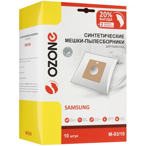 Изображение товара Комплект пылесборник и фильтр Ozone M-03 для пылесосов Samsung