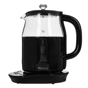 Изображение товара Электрочайник KELLI KL-1373 черный с мощностью 2200 Вт