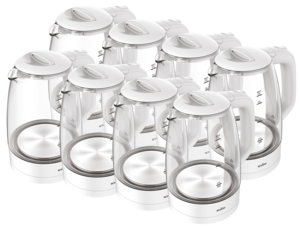 Изображение товара Электрочайник Aceline G-3000 белый 1.7 л 2200 Вт с автоматическим отключением