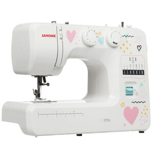 Изображение товара Электромеханическая швейная машина Janome JQ 2515S с 15 операциями, оверлочной строчкой и подсветко