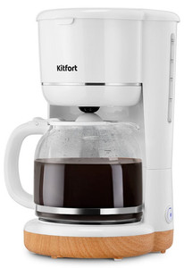Изображение товара Кофеварка капельная Kitfort КТ-7453 белый