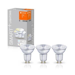Изображение товара Комплект умных светодиодных ламп Osram Ledvance SMART+ WiFi GU10 Dimmable 5W 2700K