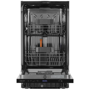 Изображение товара Встраиваемая посудомоечная машина DEXP BD45-L01B узкая 45 см 8 комплектов