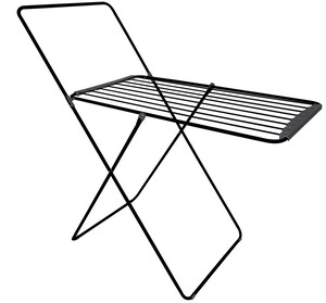 Изображение товара Напольная сушилка для белья Casa SI Black Plus стальная черная 10 м