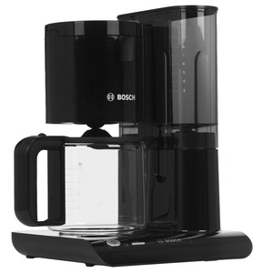 Изображение товара Кофеварка капельная Bosch TKA8013 черный с двойным нагревом и объемом 1400 мл