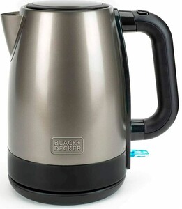 Изображение товара Электрочайник Black+Decker BXKE2201E серебристый 1.7 л мощностью 2200 Вт