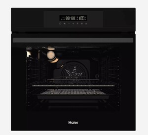 Изображение товара Электрический духовой шкаф Haier HOX-FP3AGB 76 л, черный, сенсорное управление