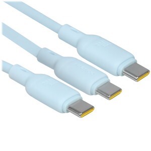Изображение товара Кабель USB Type-C к USB Type-C 1.5 м Baseus New Pudding голубой