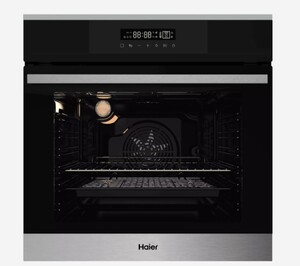 Изображение товара Электрический духовой шкаф Haier HOX-FP3ABX серебристый 76 л с сенсорным управлением