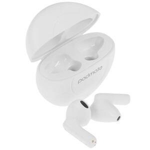 Изображение товара Беспроводные наушники TWS Padmate S18 белый с шумоподавлением Bluetooth 5.1