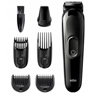 Изображение товара Триммер Braun MGK3225 черный для бороды и волос с 5 насадками
