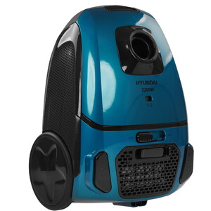 Изображение товара Пылесос Hyundai HYV-B4990 бирюзовый универсальный бытовой для сухой уборки с HEPA фильтром