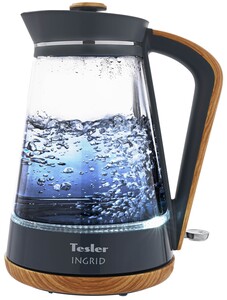 Изображение товара Электрочайник Tesler KT-1750 серый 1.7 л быстрое кипячение автоотключение