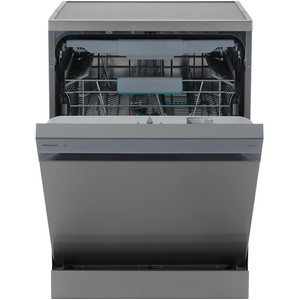 Изображение товара Посудомоечная машина Hisense HS663B90X серебристая с 3 корзинами и программами