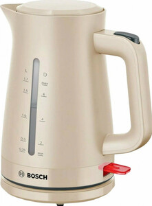 Изображение товара Электрочайник Bosch TWK3M127 бежевый 1.7 л мощность 2400 Вт с автоматическим отключением