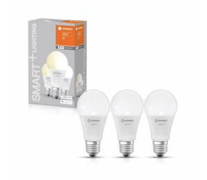 Изображение товара Комплект умных светодиодных ламп Osram Ledvance SMART+ WiFi Classic Dimmable 75 9.5 W/2700K E27