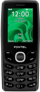 Изображение товара Сотовый телефон Fontel FP250 черный зеленый 2.4 дисплей Bluetooth 2G