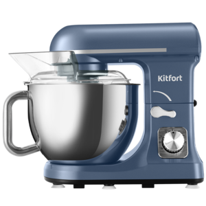 Изображение товара Миксер Kitfort КТ-1343-2 голубой с 6 скоростями и насадками